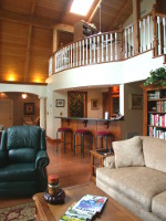 Living room wet bar